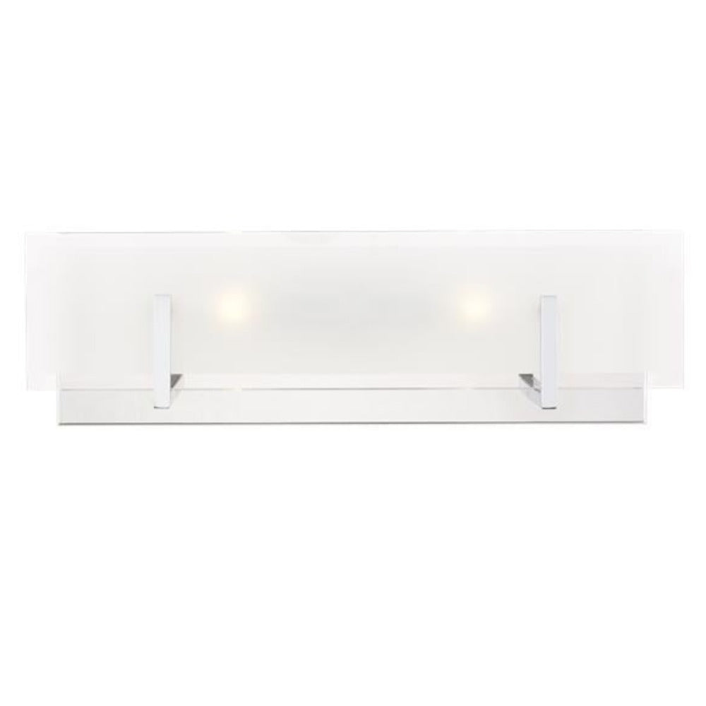 Sienna Two-Light Vanity, Sconce, Chrome