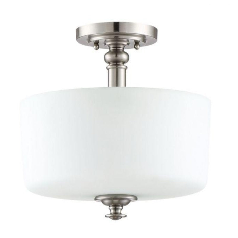 Morrison Semi-Flush Mount, Mount, Brushed Nickel