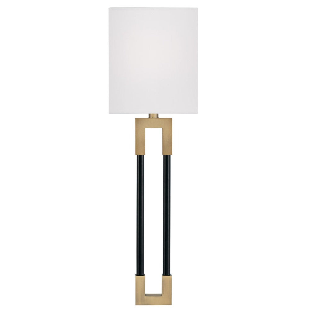 Abbie 1-Light Sconce, Wall Sconce, Aged Brass