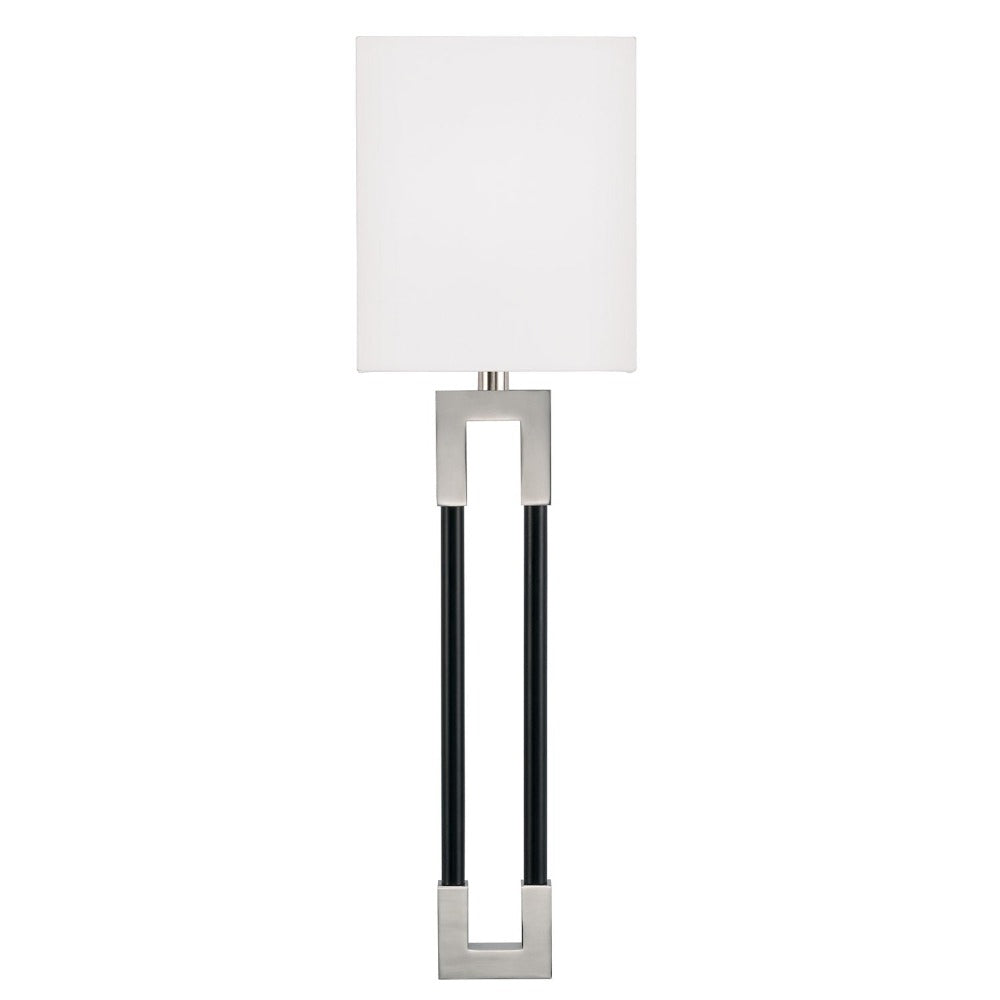 Abbie 1-Light Sconce, Wall Sconce, Polished Nickel