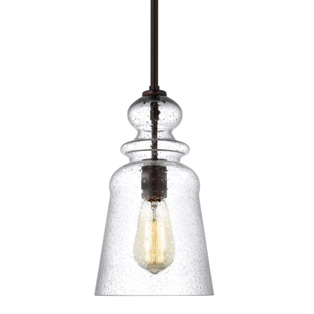 Balboa One Light Pendant, Pendant, Bronze