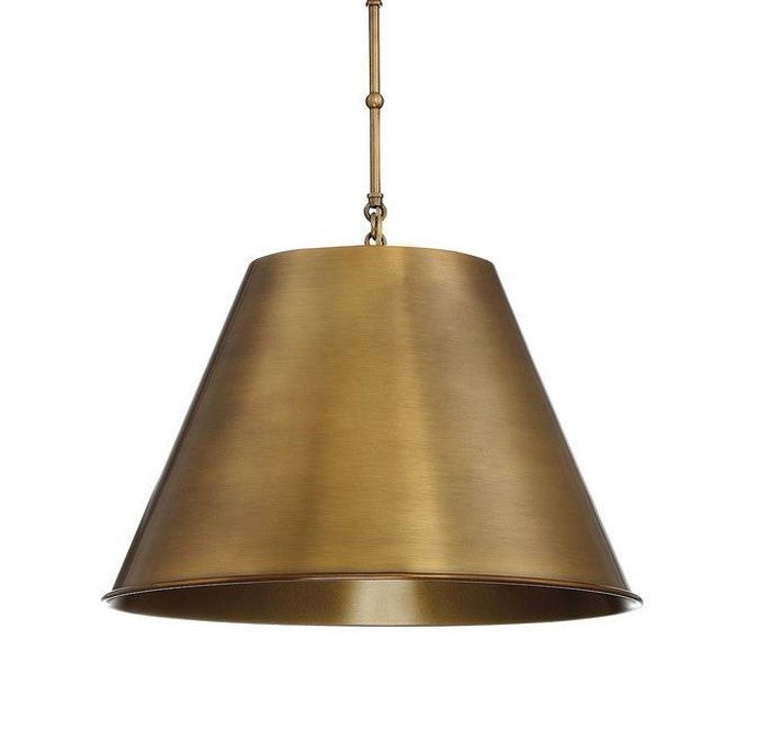 Alden Pendant by Savoy House in Warm Brass Finish 7-131-1-322