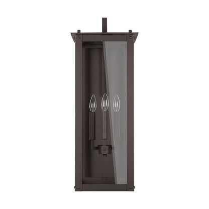 Maci 11&quot; 4-light Outdoor Wall Lantern, Sconce, Oiled Bronze