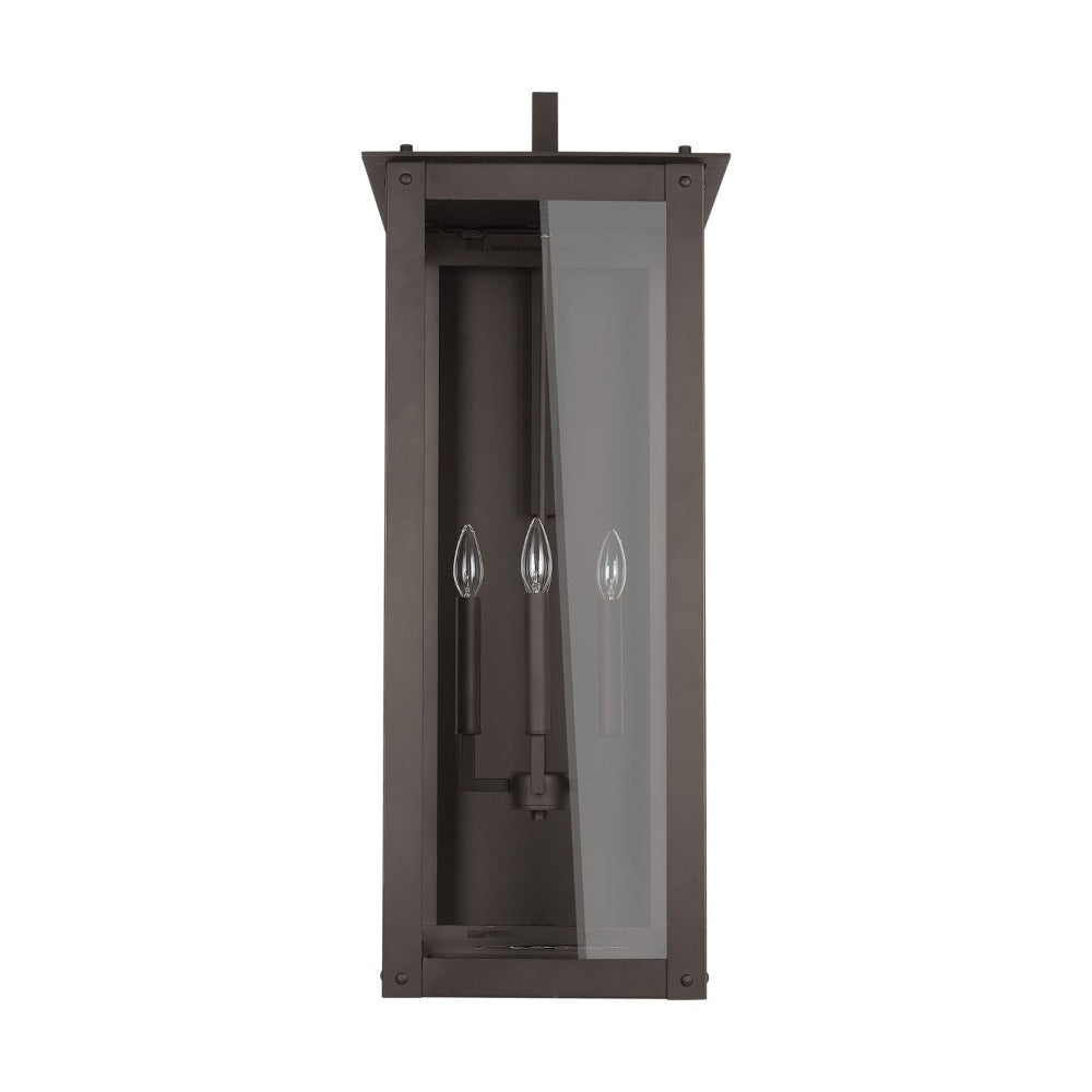 Maci 14&quot; 4-light Outdoor Wall Lantern, Sconce, Oiled Bronze