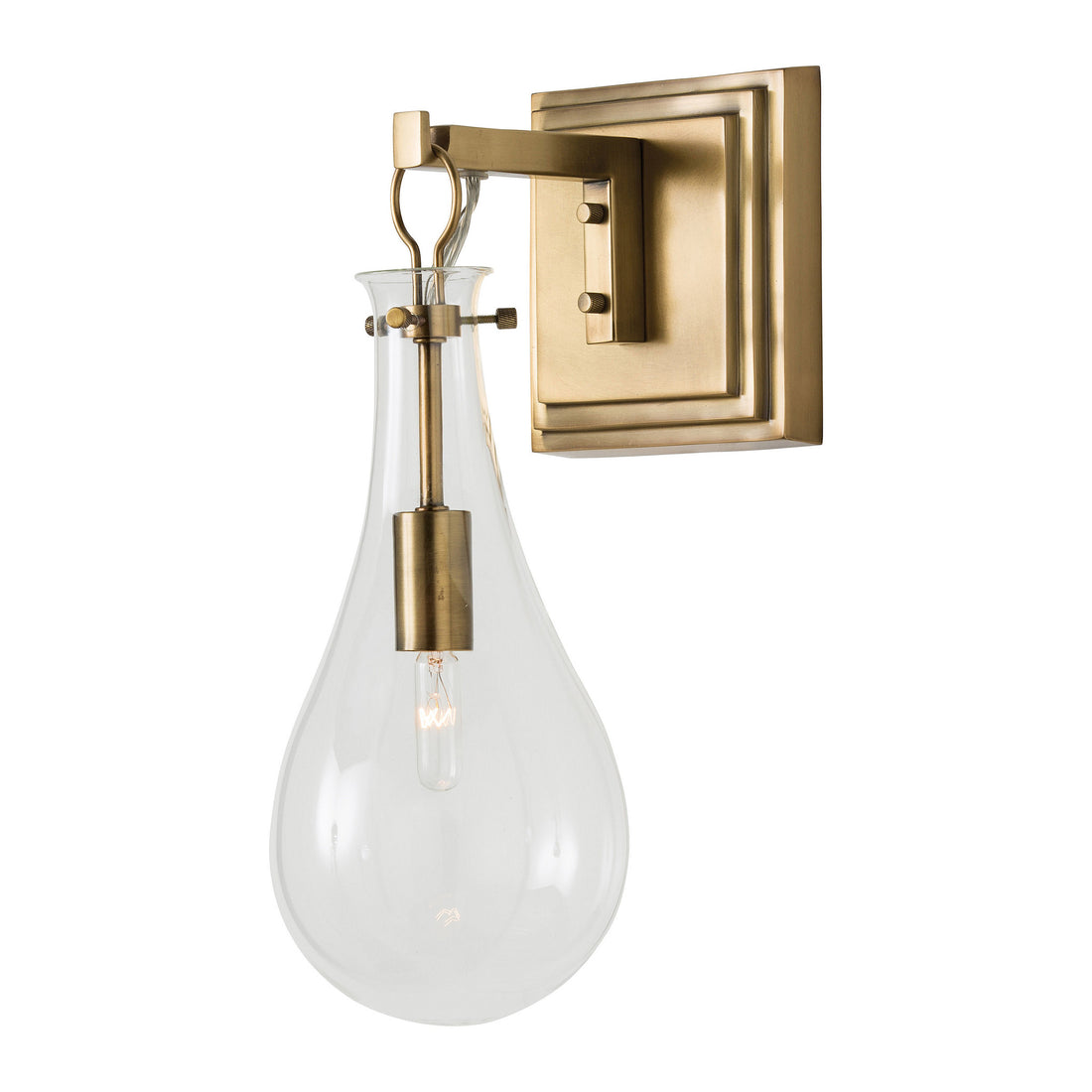 Sabine Wall Sconce in Antique Brass by Arteriors Home 49986