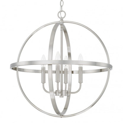 Capital Lighting Home Place Large Pendant in Brushed Nickel 317542BN