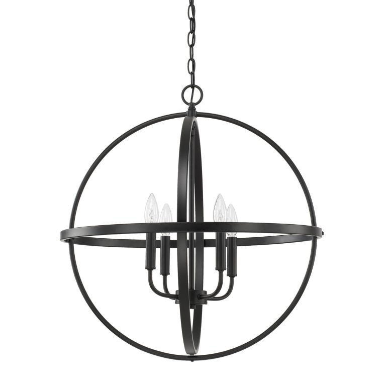 Capital Lighting Home Place Large Pendant in Matte Black 317542MB
