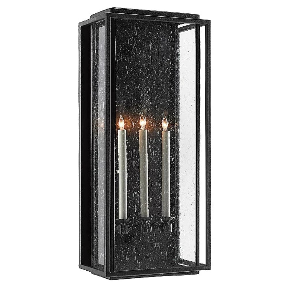 Edith Outdoor Wall Sconce, Sconce, Midnight