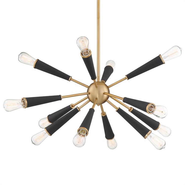 Kristi Chandelier in Black | Lighting Connection