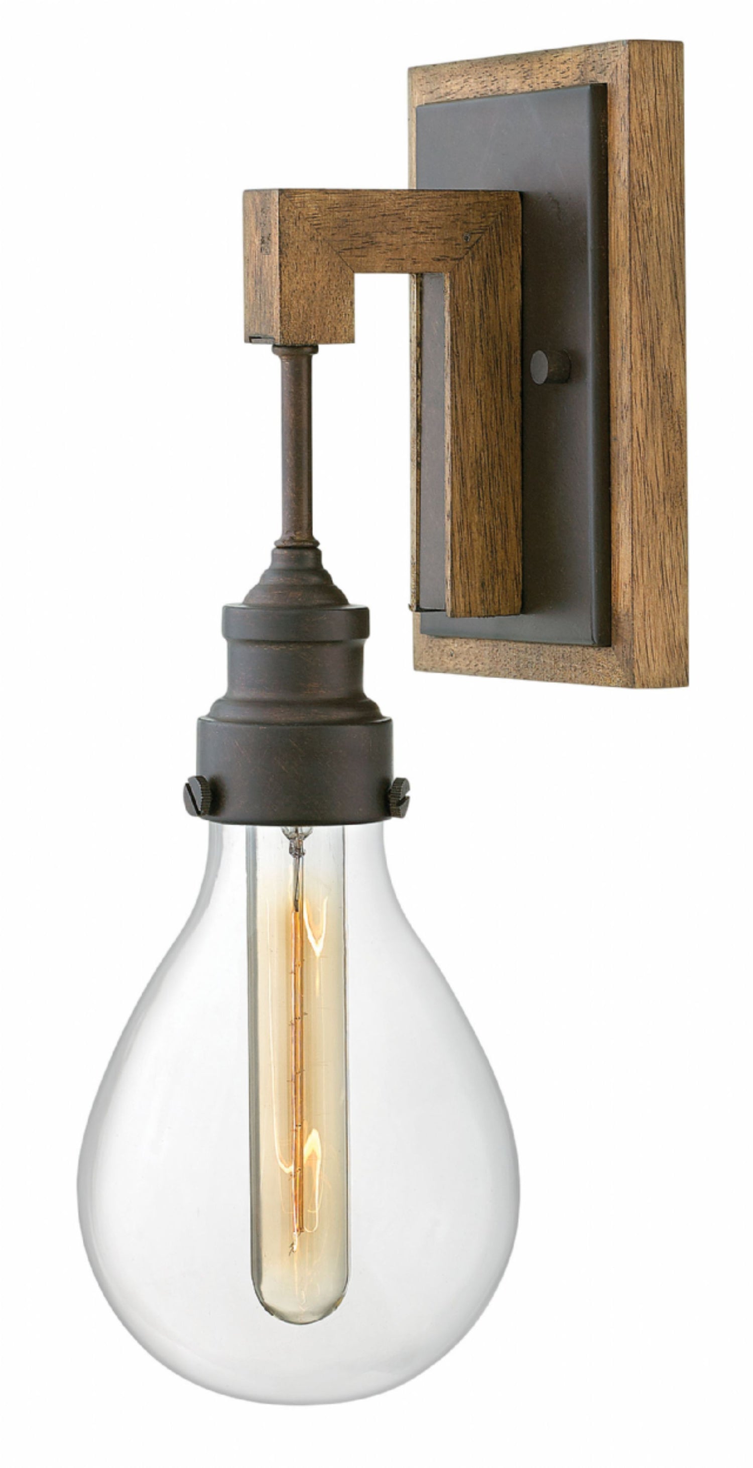 Denton Sconce in Industrial Iron, by Hinkley Lighting, 3260IN