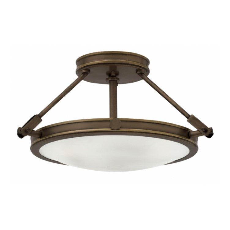 Collier Brass Semi-Flush by Hinkley Lighting | Lighting Connection ...