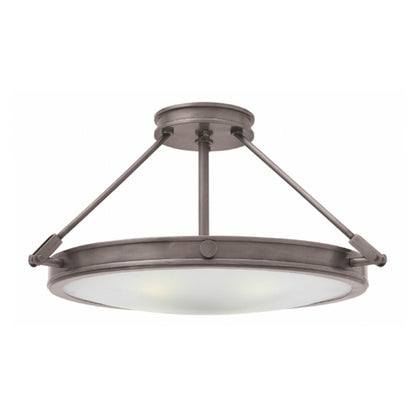 Collier Large Nickel Semi Flush by Hinkley 3382AN | Lighting Connection