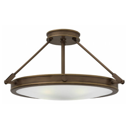 Collier Large Bronze Semi Flush by Hinkley 3382LZ | Lighting Connection