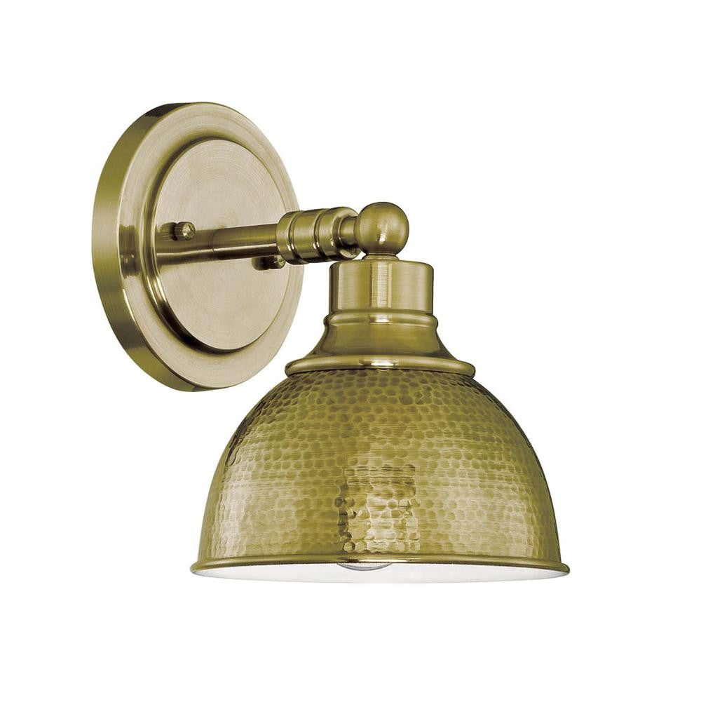 Timarron Industrial Sconce in Legacy Brass by Craftmade 35901-LB