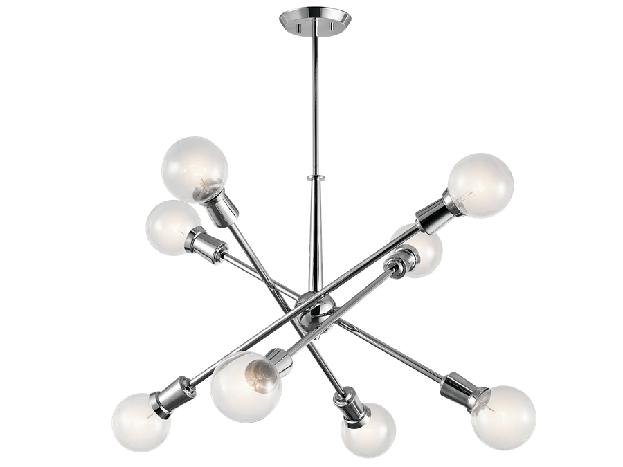 Armstrong Chandelier in Chrome by Kichler, 43118CH