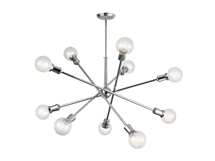 Armstrong Chandelier in Chrome by Kichler, 43119CH