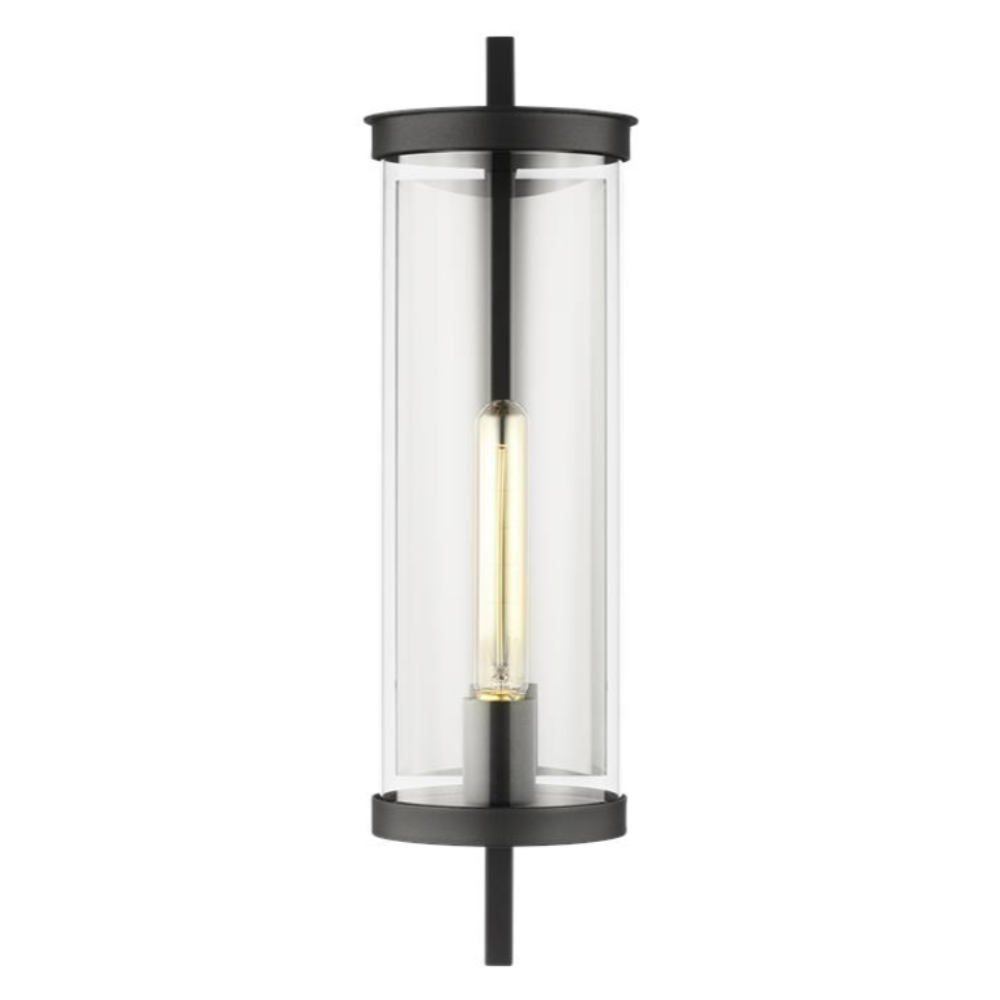 Wall Lantern, Outdoor Wall Sconce, Black