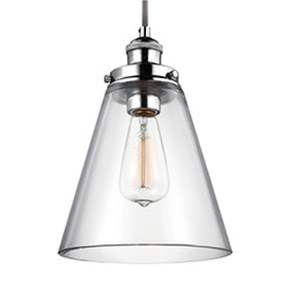 Baskin Pendant in Polished Nickel by Murray Feiss,  P1347PN