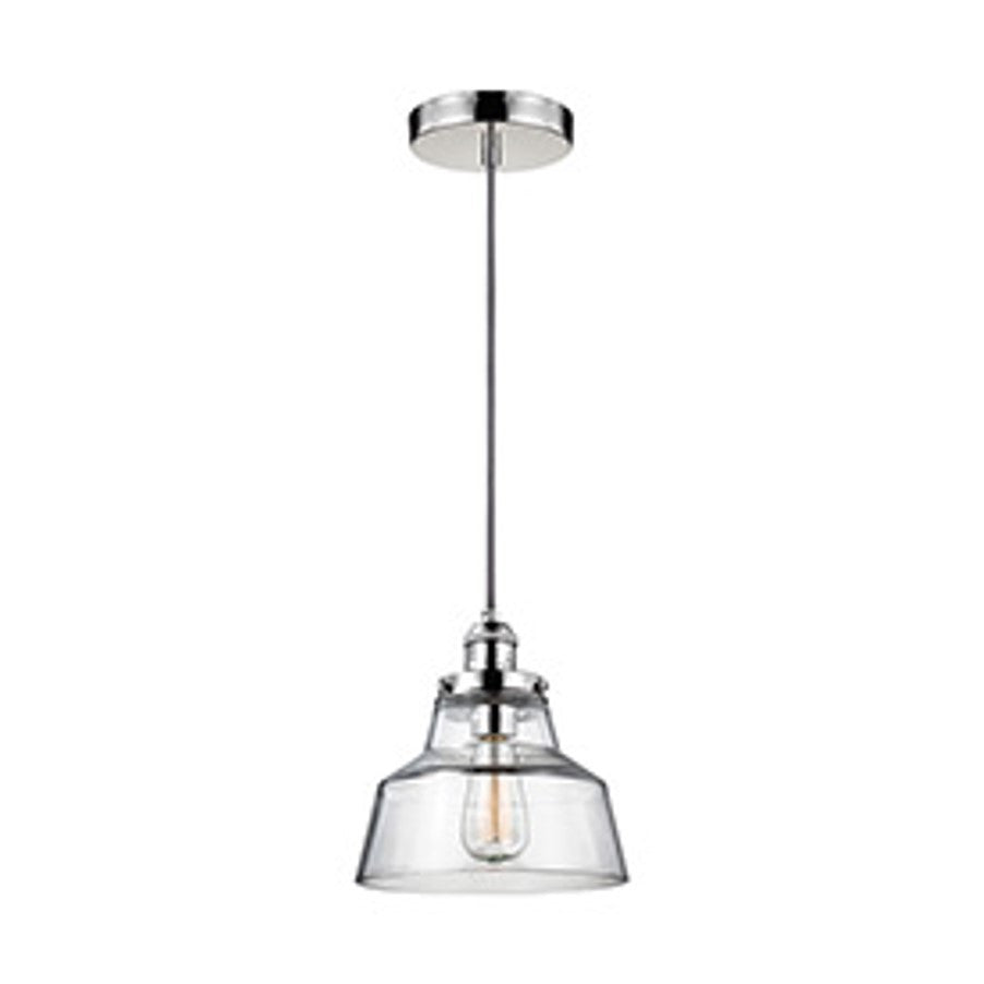Baskin Pendant in Polished Nickel by Murray Feiss,  P1348PN