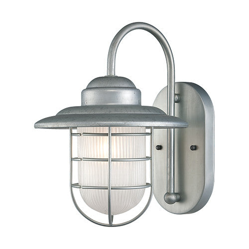 Outdoor Nautical Coastal Wall Sconce with Galvanized Finish by Millennium Lighting 5390GA