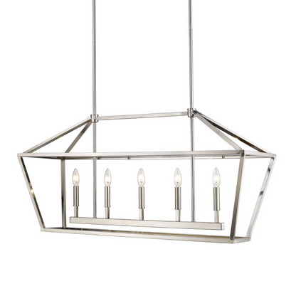 Poppy Cage Linear Pendant