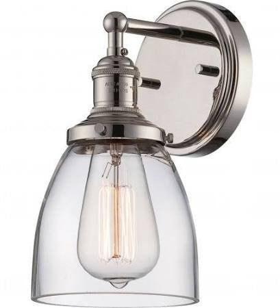 Vintage Wall Sconce in Polished Nickel by Nuvo Lighting 60-5414
