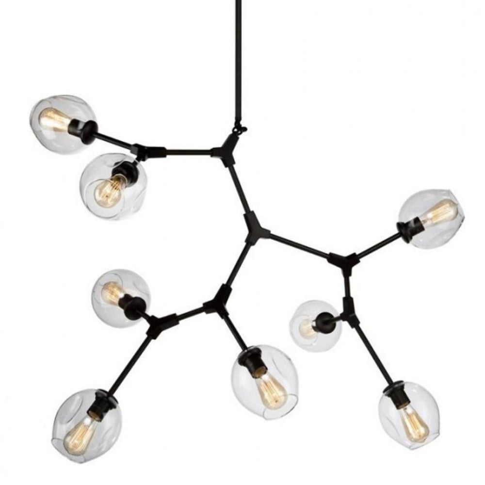 Danyon Black Chandelier | Lighting Connection