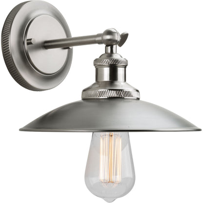 Archives Wall Sconce in Antique Nickel with Brushed Nickel Accents by Progress Lighting P7156-81