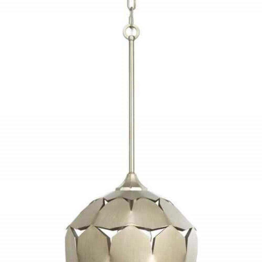 Yerba Pendant, 1-Light Pendant, Silver Ridge