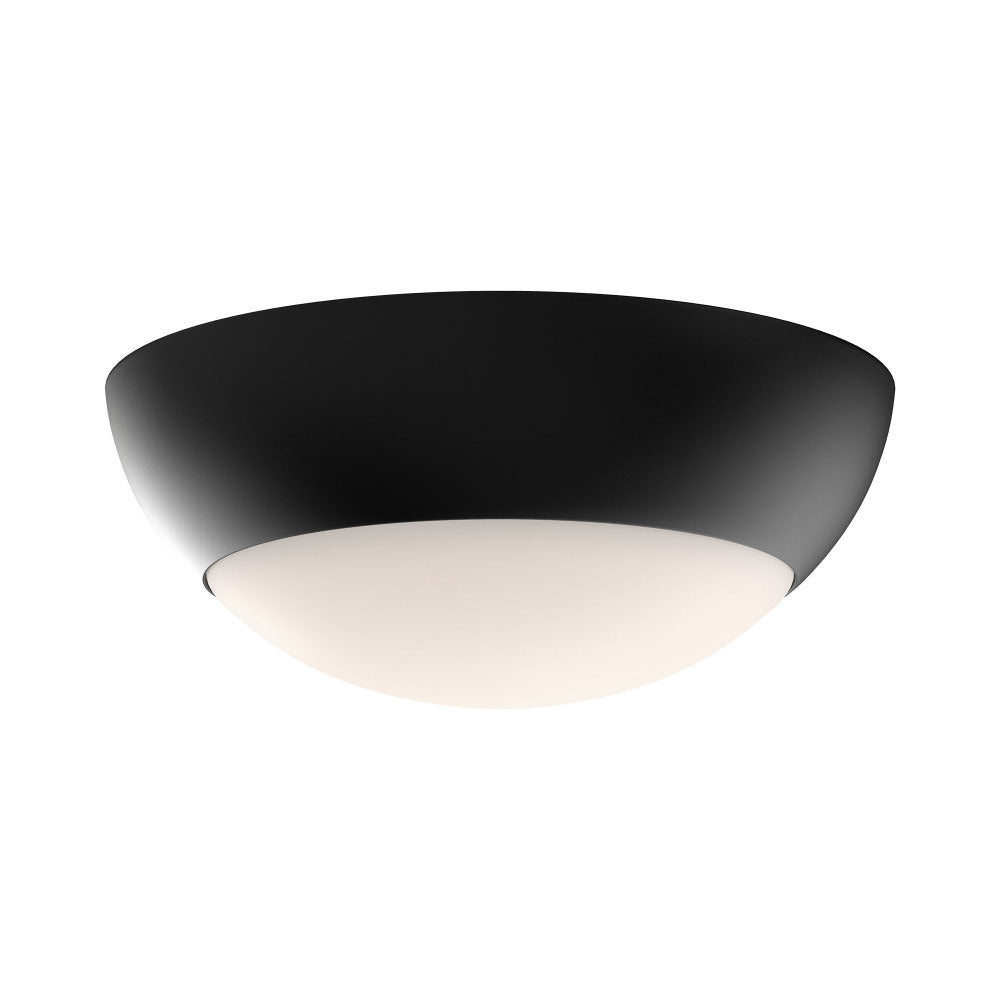 Kami Flush Mount,Ceiling Mount, Matte Black