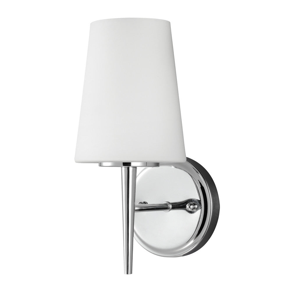 1 Light Driscoll Bath Light in Chrome, by Seagull Lighting, 4140401-05