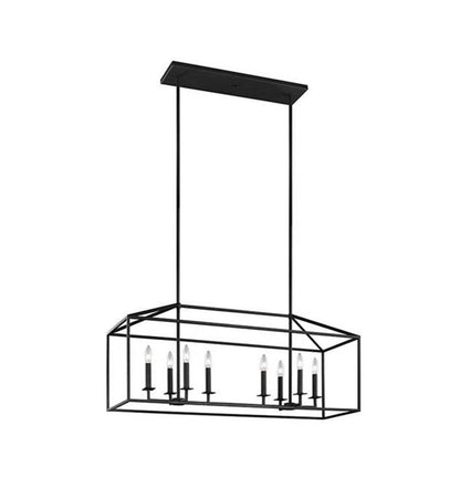 Perryton Linear Pendant with Blacksmith Finish by Sea Gull Lighting 6615008-839