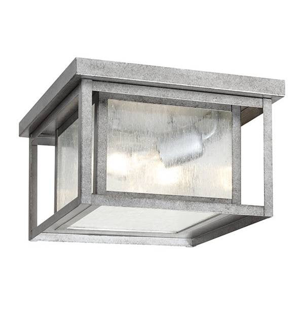 Hunnington Outdoor Ceiling Mount in Weathered Pewter, by Seagull Lighting, 78027-57