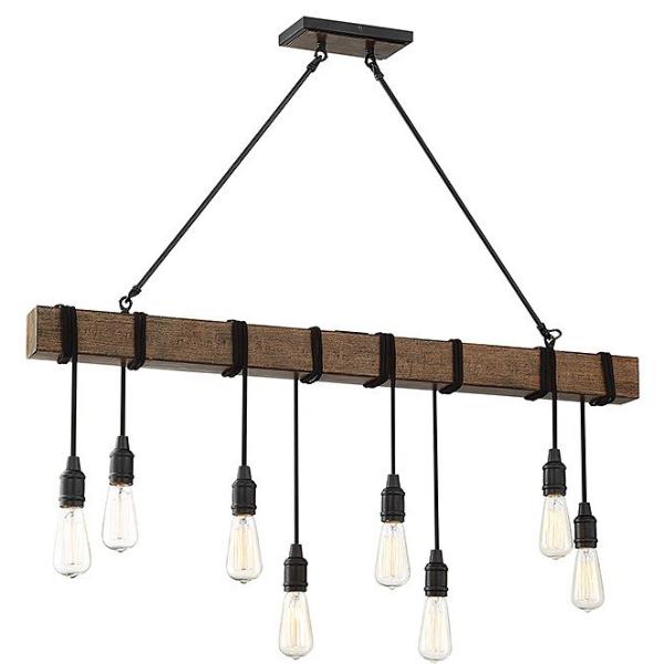 Burgess 8 Light Pendant in Durango by Savoy House 1-991-8-41