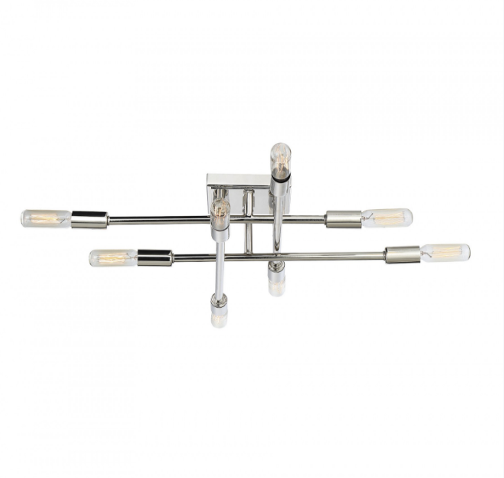 Lyrique Polished Nickel Ceiling Mount by Savoy House 6-7003-8-109