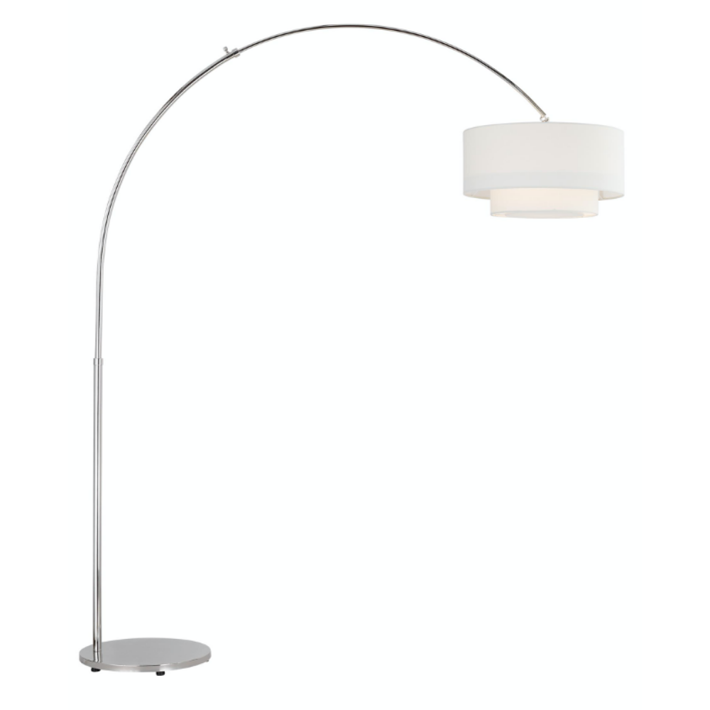 Cambridge Floor Lamp, Floor Lamp, Polished Nickel