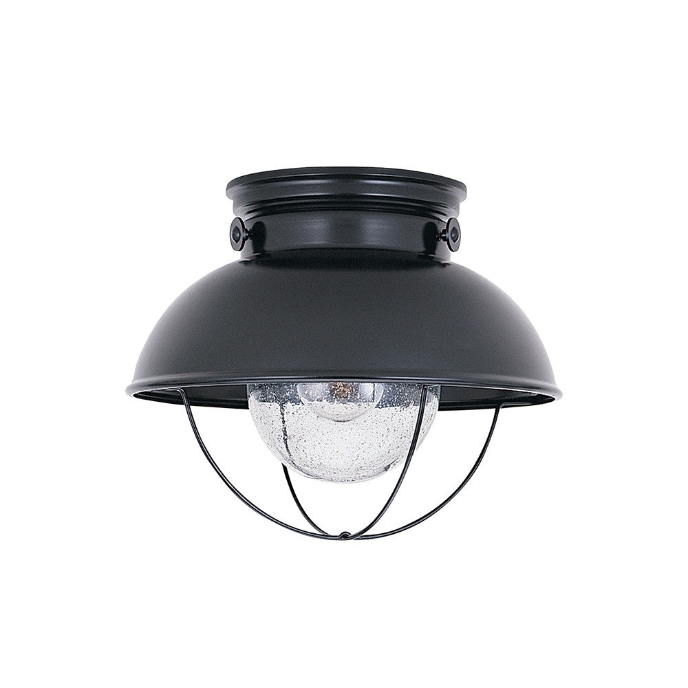Sebring Nautical Outdoor Ceiling Mount by Sea Gull Lighting in Black SG-8869-12