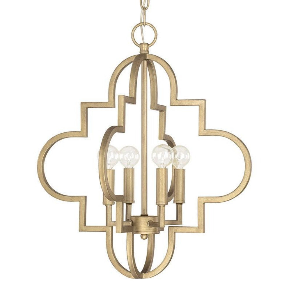Small Ellis Pendant in Brushed Gold by Capital Lighting 4541BG