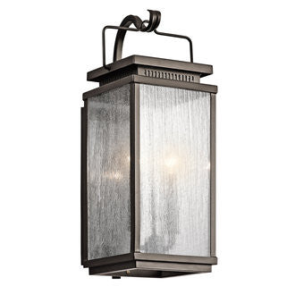 Manningham Outdoor Wall Sconce in Bronze, by Kichler, 49385