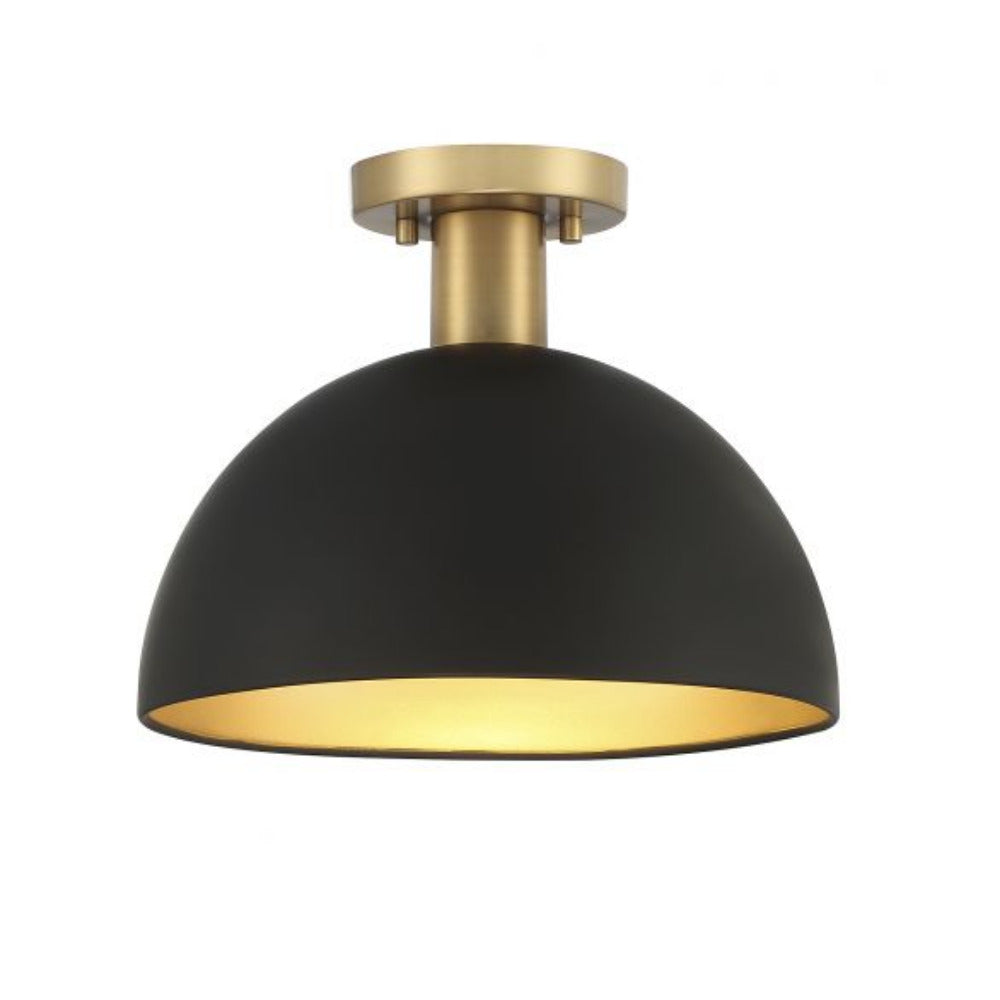 Tylyn Flush Mount, Flush Mount, Matte Black