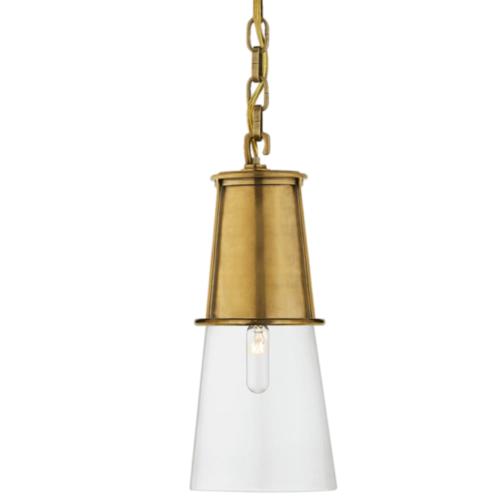 Blaese Pendant in Hand-Rubbed Antique Brass