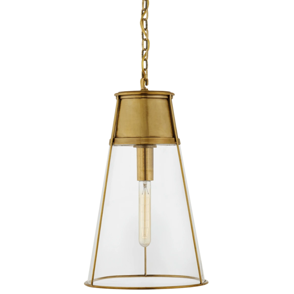 Blaese Pendant in Hand-Rubbed Antique Brass